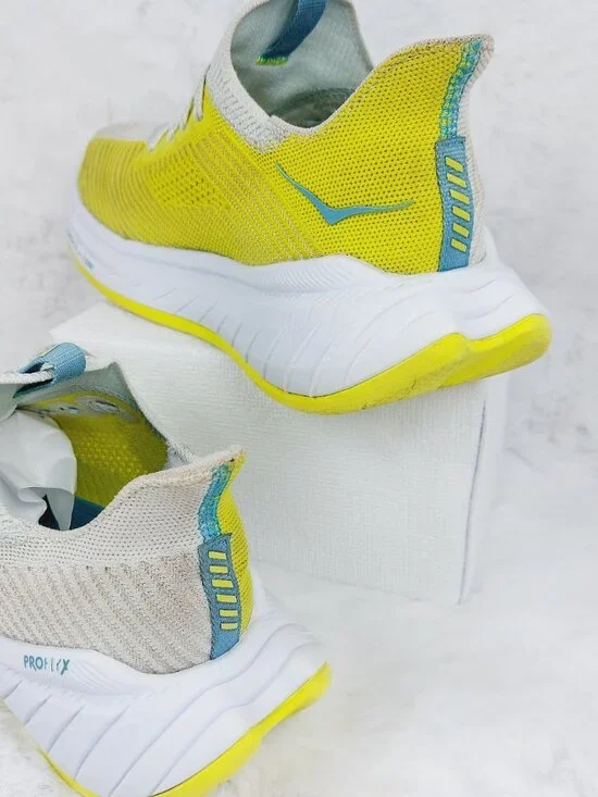 Hoka One One Carbon X 3 Men's Billowing Sail/Evening Primrose Running Shoes 9.5D - Picture 5 of 12